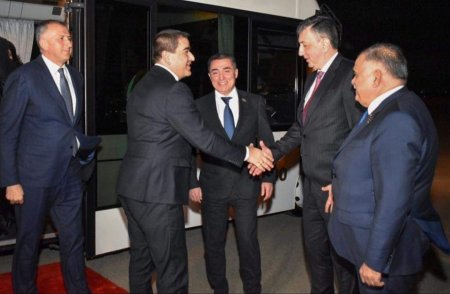Gürcüstan Parlamentinin sədri Azərbaycana rəsmi səfərə gəlib Gürcüstan Parlamentinin sədri Azərbaycana rəsmi səfərə gəlib