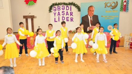 Yevlaxda “Heydər Əliyev İli” çərçivəsində növbəti “Əbədiyaşar Lider” adlı tədbir keçirilib