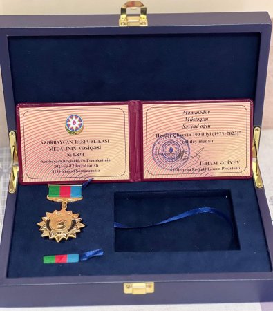 Tərtər Rayon İcra Hakimiyyətinin başçısı Müstəqim Məmmədov medal ilə təltif edilib.