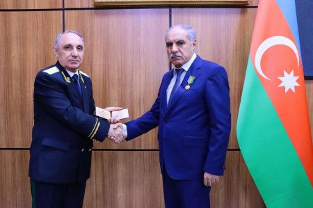 Xanlar Vəliyevin səlahiyyət müddətinin başa çatması ilə əlaqədar tədbir keçirilib Xanlar Vəliyevin səlahiyyət müddətinin başa çatması ilə əlaqədar tədbir keçirilib
