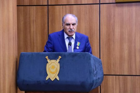 Xanlar Vəliyevin səlahiyyət müddətinin başa çatması ilə əlaqədar tədbir keçirilib Xanlar Vəliyevin səlahiyyət müddətinin başa çatması ilə əlaqədar tədbir keçirilib