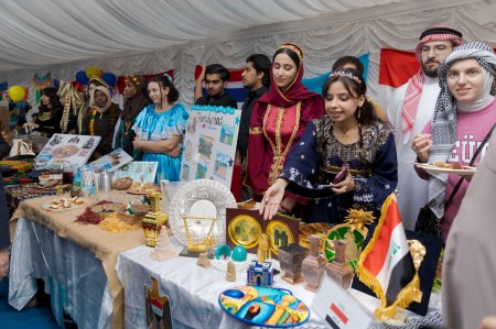 ATU-da Mədəniyyətlərarası Tələbə Festivalı keçirilib - Fotolar
