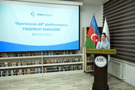 Prezident ailəsi “Azərbaycan dili” platformasının təqdimat mərasimində - Fotolar