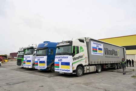 Azərbaycan Ukraynaya 1 milyonluq yardım göndərdi - Fotolar