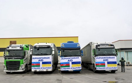 Azərbaycan Ukraynaya 1 milyonluq yardım göndərdi - Fotolar