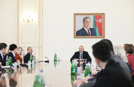 Prezident bu şirkətlərin rəhbərlərini qəbul etdi - Fotolar