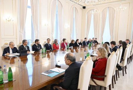 Prezident bu şirkətlərin rəhbərlərini qəbul etdi - Fotolar