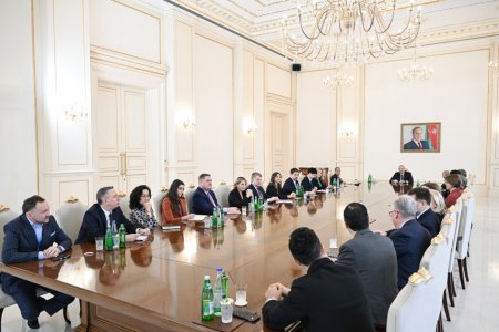 Prezident bu şirkətlərin rəhbərlərini qəbul etdi - Fotolar