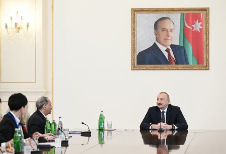 Prezident bu şirkətlərin rəhbərlərini qəbul etdi - Fotolar