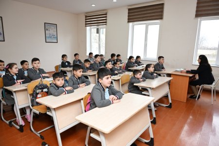 Leyla və Alena Əliyevalar Qubada - Fotolar