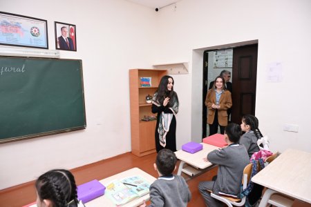 Leyla və Alena Əliyevalar Qubada - Fotolar