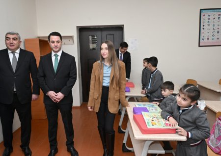 Leyla və Alena Əliyevalar Qubada - Fotolar