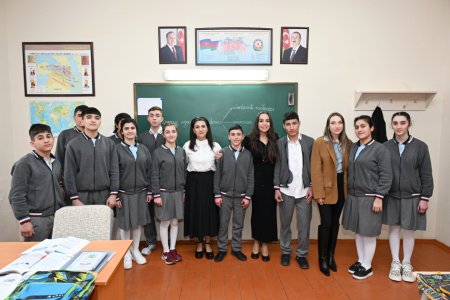 Leyla və Alena Əliyevalar Qubada - Fotolar