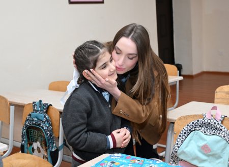 Leyla və Alena Əliyevalar Qubada - Fotolar