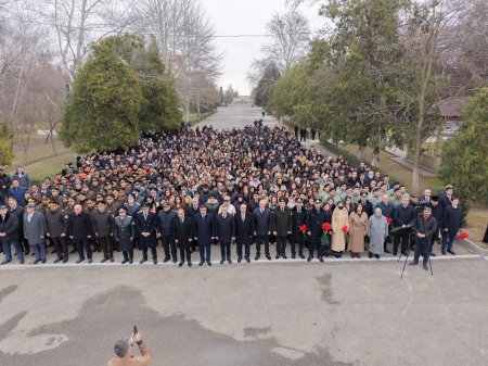 Yevlaxda Xocalı soyqırımının 34-cü ildönümü münasibətilə tədbir keçirilib. FOTOLAR