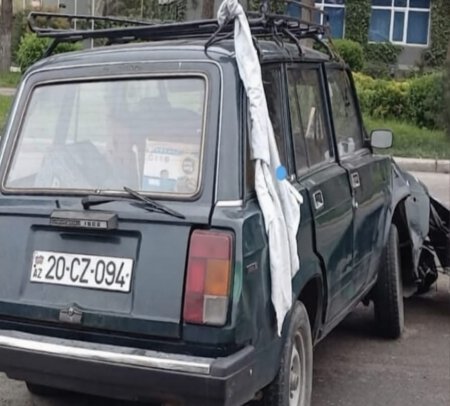 İki avtomobil toqquşdu, ölən və yaralanan var - Fotolar