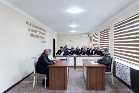 Vilayət Eyvazov Göyçayda sıra baxışı keçirdi-Fotolar