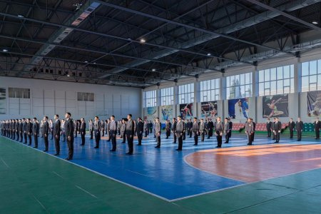 Vilayət Eyvazov Göyçayda sıra baxışı keçirdi-Fotolar