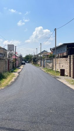 Beyləqanda asfaltlanma işləri davam edir - Fotolar