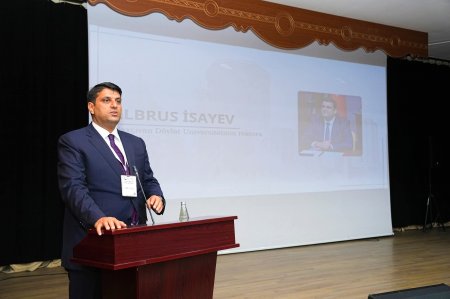 Naxçıvan Dövlət Universitetinin və Mingəçevir Dövlət Universitetinin birgə təşkilatçılığı  ilə Naxçıvanda I Beynəlxalq Mədəni İrs və Dayanıqlı Turizm Konfransı keçirilib. FOTOLAR