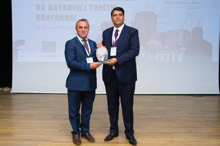  Naxçıvan Dövlət Universitetinin və Mingəçevir Dövlət Universitetinin birgə təşkilatçılığı  ilə Naxçıvanda I Beynəlxalq Mədəni İrs və Dayanıqlı Turizm Konfransı keçirilib. FOTOLAR
