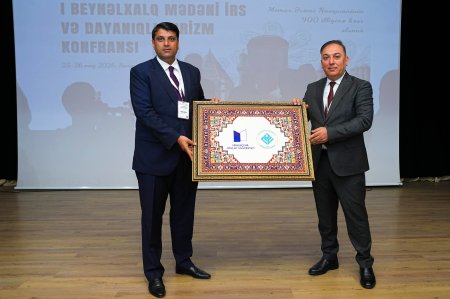  Naxçıvan Dövlət Universitetinin və Mingəçevir Dövlət Universitetinin birgə təşkilatçılığı  ilə Naxçıvanda I Beynəlxalq Mədəni İrs və Dayanıqlı Turizm Konfransı keçirilib. FOTOLAR