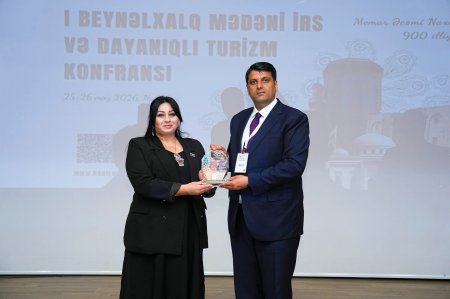  Naxçıvan Dövlət Universitetinin və Mingəçevir Dövlət Universitetinin birgə təşkilatçılığı  ilə Naxçıvanda I Beynəlxalq Mədəni İrs və Dayanıqlı Turizm Konfransı keçirilib. FOTOLAR