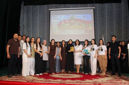 MDU-da qəhrəmanlıq yaddaşı və milli dəyərlər: Şəhid Turan Məhərrəmovun xatirəsinə həsr olunan tədbir keçirilib MDU-da qəhrəmanlıq yaddaşı və milli dəyərlər: Şəhid Turan Məhərrəmovun xatirəsinə həsr olunan tədbir keçirilib