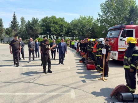Yevlaxda FHN-in Aran Regional Mərkəzi mülki müdafiə məşqi keçirib