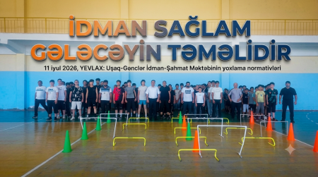 Yevlax Uşaq-Gənclər İdman-Şahmat Məktəbinin sərbəst güləş bölməsinin qrupları arasında yoxlama, sınaq, qəbul və keçid normativləri keçirilib. FOTOLAR