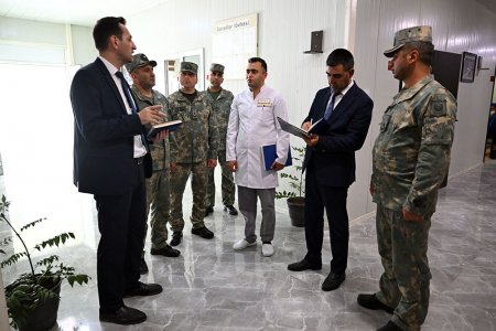 Ombudsman Aparatının nümayəndələri hərbi hissədə olublar