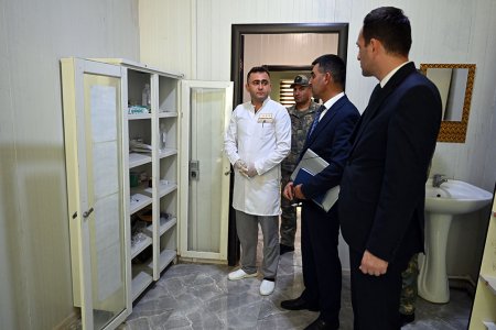 Ombudsman Aparatının nümayəndələri hərbi hissədə olublar