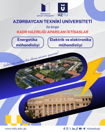 Mingəçevir Dövlət Universiteti və Azərbaycan Texniki Universiteti birgə kadr hazırlığına start verir